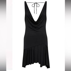 Meshki black mini dress